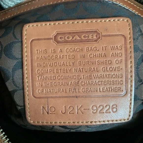 Vintage Y2k Coach Ergo Hobo smooth leather shoulder bag - Picture 8 of 12